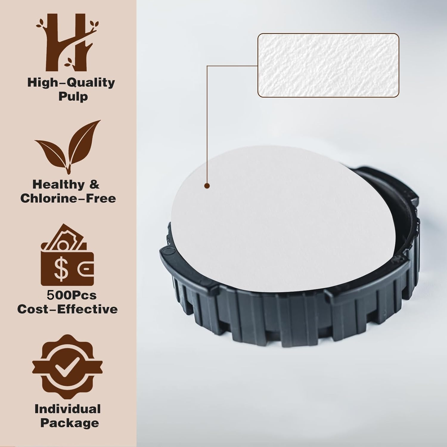 Round Coffee Filters, Compatib - Coffee Equipment Wdt avaliação e preço