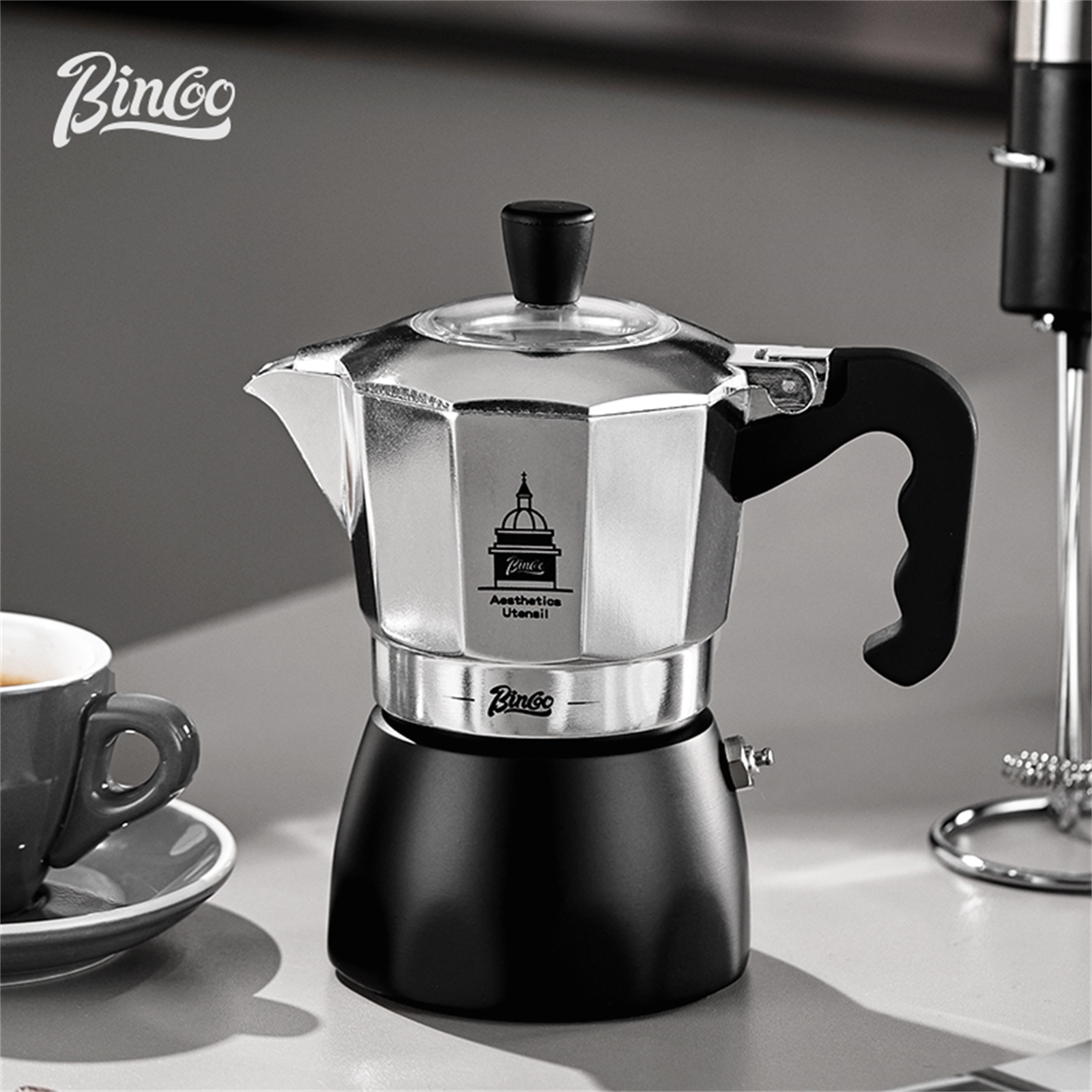 BINCOO Double Valve Moka Pot，E - Coffee Equipment Wdt avaliação e preço