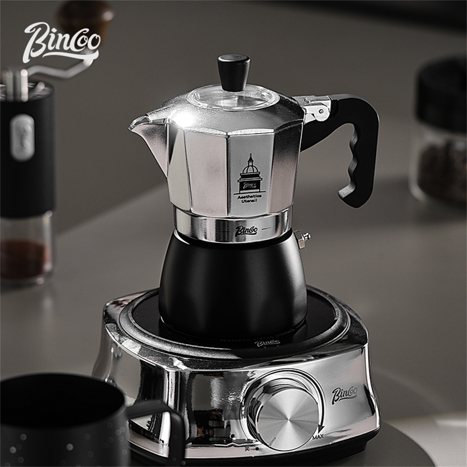 BINCOO Double Valve Moka Pot，E - Coffee Equipment Wdt avaliação e preço