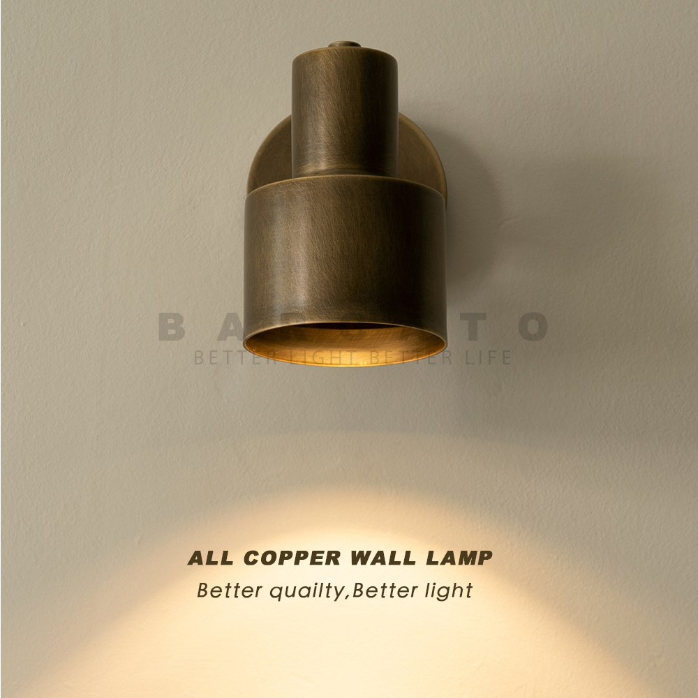 Brass LED Wall Lights Rotatabl - Coffee Quality Control avaliação e preço