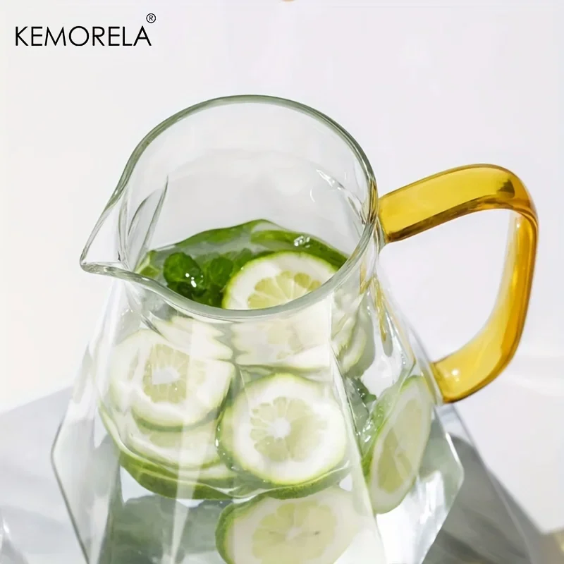 1PCS Diamond Texture Glass Tea - Coffee Equipment Home avaliação e preço