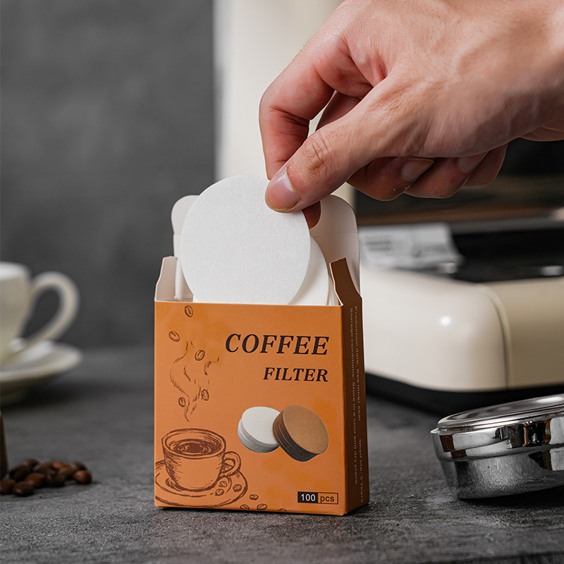 100Pcs Round Coffee Filter Pap - Coffee Equipment Wdt avaliação e preço